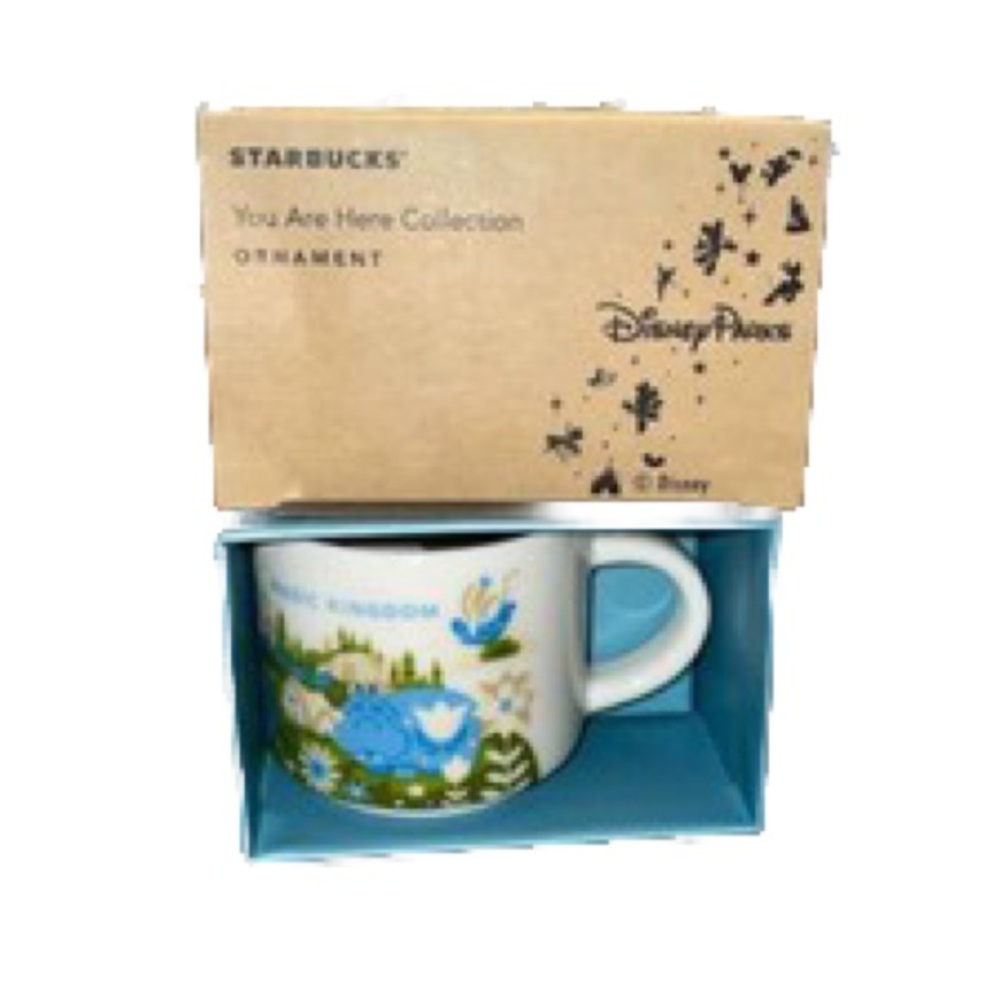 Starbucks Disney Magic Kingdom “You Are Here” Ornament Mug 2oz - new in box